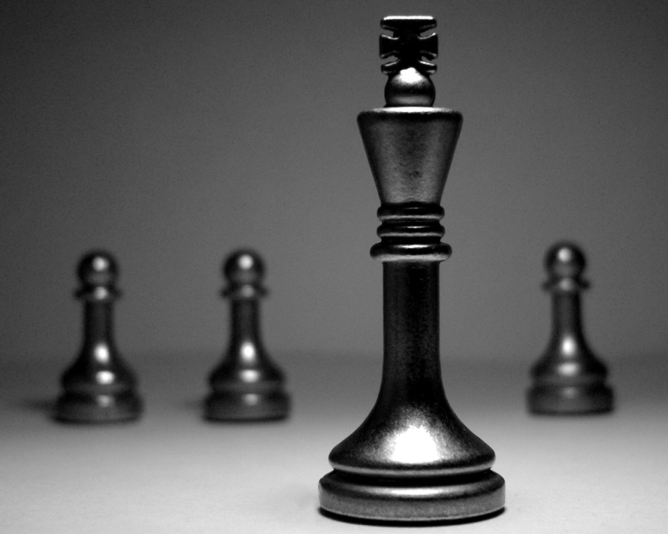 εικόνα με πιόνια σκάκι - βασιλιάς